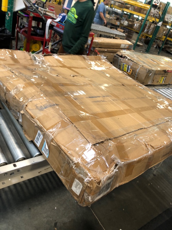 Photo 1 of ****many details***** NicBex 47" Solid Wood Round Dining Table Set for 4-6, 47.2 inches Round Kitchen Table with X-Shaped Pedestal Base, Modern Dining Room Table Set for Kitchen and Dining Room Walnut