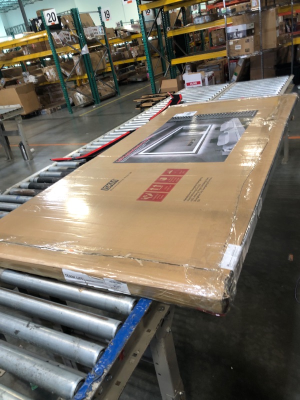 Photo 1 of ******turns on perfectly****** ISKM 77'' x 36'' LED Mirror for Bathroom Lighted Vanity Mirror for Wall Front Lights + Backlit LED Bathroom Mirror Anti-Fog Tempered Glass ETL Listed