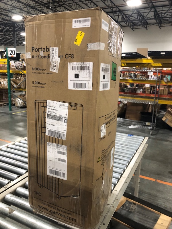 Photo 1 of *****lights up perfectly, cools quickly****** 8,000 BTU Portable Air Conditioner – 3-in-1 Cooling, Dehumidifier & Fan for Rooms Up to 350 sq.ft. Quiet Energy-Saving Sleep Mode, 24-Hour Timer, Remote & Overheat Protection – Includes AC Window Unit