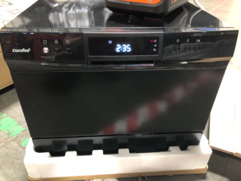 Photo 1 of ****it turns on perfectly**** COMFEE’ Countertop Dishwasher, Energy Star Portable Dishwasher, 6 Place Settings & 8 Washing Programs, Speed, Baby-Care, ECO& Glass, Dish Washer for Dorm, RV& Apartment, Black