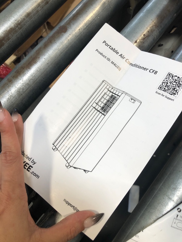 Photo 1 of *****LIGHTS PERFECTLY / COOLS QUICKLY***** GarveeTech 8,000 BTU Portable Air Conditioner for Indoor Rooms, 3-In-1 AC Unit for Bedroom 250-350 Sq.Ft, Dehumidifier, Fan, Sleep Mode, 24 Timer, Remote Control, Window Kits