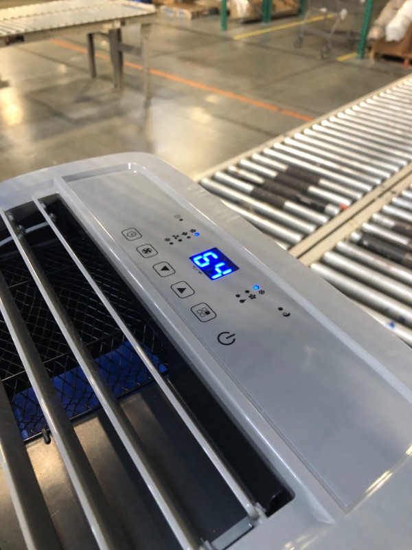 Photo 1 of ****it turns on perfectly***** BLACK+DECKER Portable Air Conditioner, 8,000 BTU (3,950 BTU SACC) for Rooms up to 400 Sq. Ft., Portable AC with Follow Me Remote Control and Window Kit, BPACT08WT, White