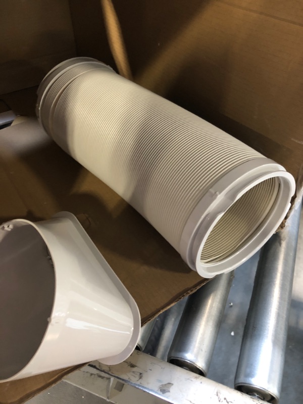 Photo 1 of ****it turns on perfectly***** BLACK+DECKER Portable Air Conditioner, 8,000 BTU (3,950 BTU SACC) for Rooms up to 400 Sq. Ft., Portable AC with Follow Me Remote Control and Window Kit, BPACT08WT, White