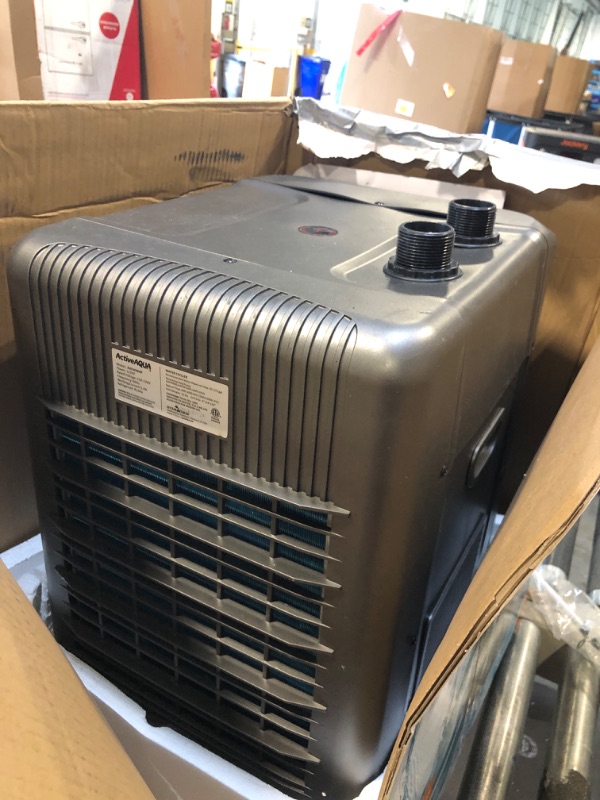 Photo 1 of ******it turns on perfectly****** Active Aqua AACH50HP Water Chiller for Aquarium, Hydroponics, Bathtub – 0.5 HP, Fast Cooling, 90-172 Gallons, Titanium Evaporator – Fittings Included