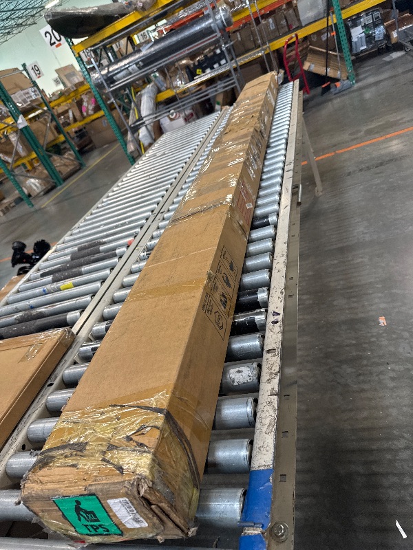 Photo 1 of ***BRAND NEW ITEM**** OUZUGIE WPC Acoustic Slat Wall Paneling, 8-Pack 114 x 6 Inches 3D Wall Panels for Interior Wall Decor,Living Room,TV Background,Study Room,Office Spaces,Bedroom,Low Grille (Metallic Dark Gray)