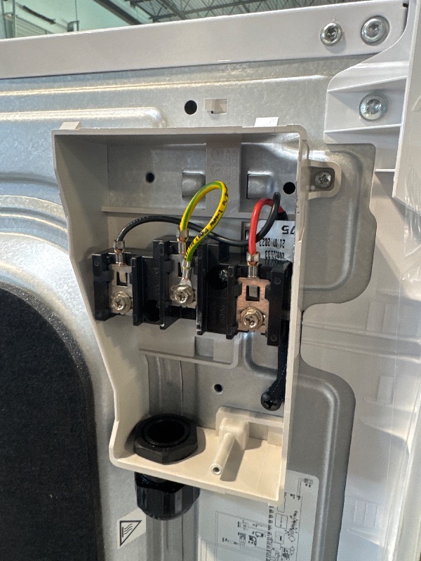 Photo 1 of *****************NO RETURN / HAS DENTS / DOES NOT INCLUDE ELECTRICAL CONNECTION CABLE / LOOKS LIKE NEVER USED****************************** West Bend Clothes Dryer Compact Portable Front Loading for Laundry, Auto and Timed Dry Settings and Anti-Wrinkle, P