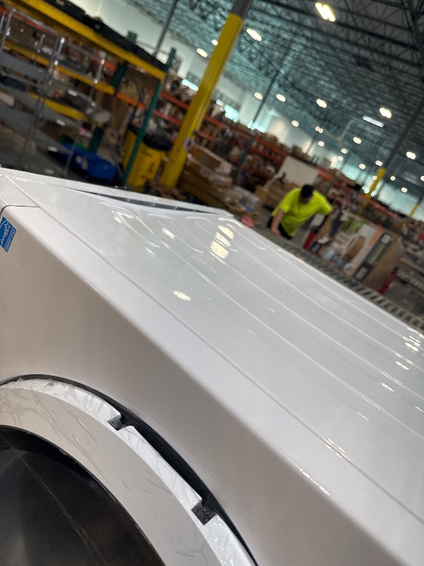 Photo 1 of *****************NO RETURN / HAS DENTS / DOES NOT INCLUDE ELECTRICAL CONNECTION CABLE / LOOKS LIKE NEVER USED****************************** West Bend Clothes Dryer Compact Portable Front Loading for Laundry, Auto and Timed Dry Settings and Anti-Wrinkle, P