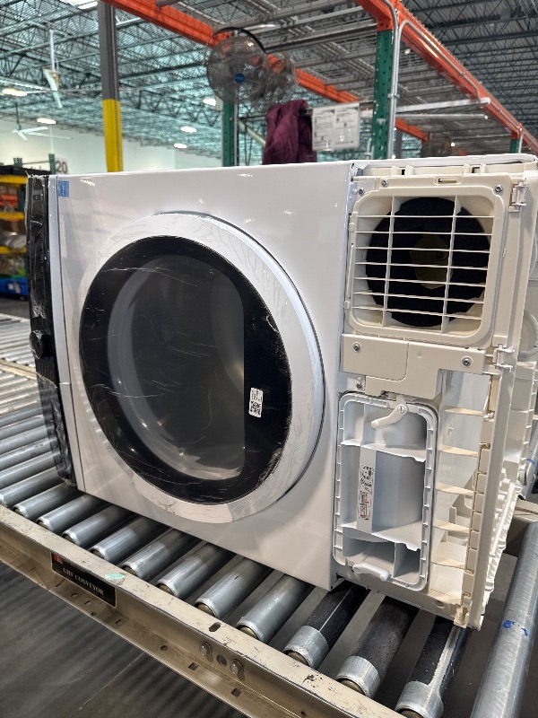 Photo 1 of *****************NO RETURN / HAS DENTS / DOES NOT INCLUDE ELECTRICAL CONNECTION CABLE / LOOKS LIKE NEVER USED****************************** West Bend Clothes Dryer Compact Portable Front Loading for Laundry, Auto and Timed Dry Settings and Anti-Wrinkle, P