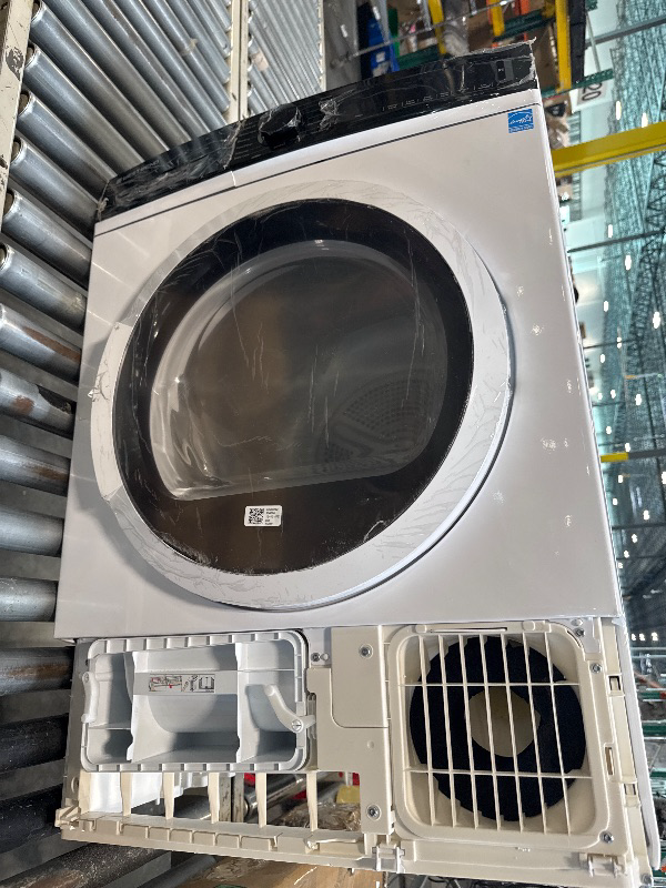 Photo 1 of *****************NO RETURN / HAS DENTS / DOES NOT INCLUDE ELECTRICAL CONNECTION CABLE / LOOKS LIKE NEVER USED****************************** West Bend Clothes Dryer Compact Portable Front Loading for Laundry, Auto and Timed Dry Settings and Anti-Wrinkle, P