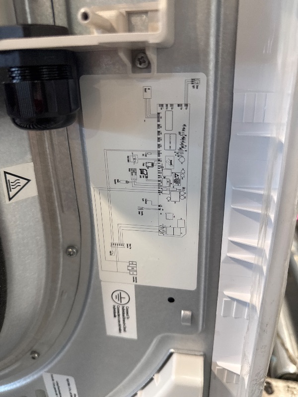 Photo 1 of *****************NO RETURN / HAS DENTS / DOES NOT INCLUDE ELECTRICAL CONNECTION CABLE / LOOKS LIKE NEVER USED****************************** West Bend Clothes Dryer Compact Portable Front Loading for Laundry, Auto and Timed Dry Settings and Anti-Wrinkle, P