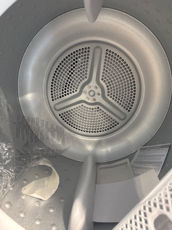 Photo 1 of *****************NO RETURN / HAS DENTS / DOES NOT INCLUDE ELECTRICAL CONNECTION CABLE / LOOKS LIKE NEVER USED****************************** West Bend Clothes Dryer Compact Portable Front Loading for Laundry, Auto and Timed Dry Settings and Anti-Wrinkle, P
