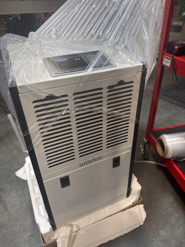 Photo 1 of ******TURN ON PERFECTLY******** Waykar 155 Pints Large Commercial Dehumidifier with Drain Hose and Water Tank, Industrial Dehumidifier in Large Space up to 8000 Sq. Ft for Home, Basements, Whole House, Library