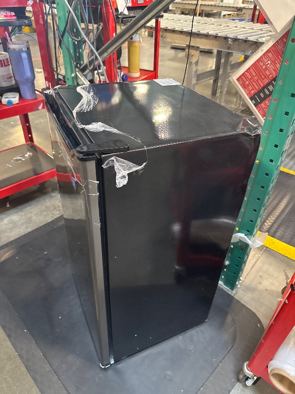 Photo 1 of *******TURNS ON PERFECTLY / HAS A BULGE / COOLS PERFECTLY************ Danby DAR032B2SLM 3.2 cu. ft. Compact Fridge in Stainless Steel