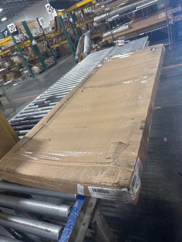 Photo 1 of *****BRAND NEW ITEM-***FDP Rectangle Activity School and Classroom Kids Table (24 x 72 inch), Chunky Toddler Legs, Adjustable Table Height 15-24 inches - Gray Top and Blue Edge