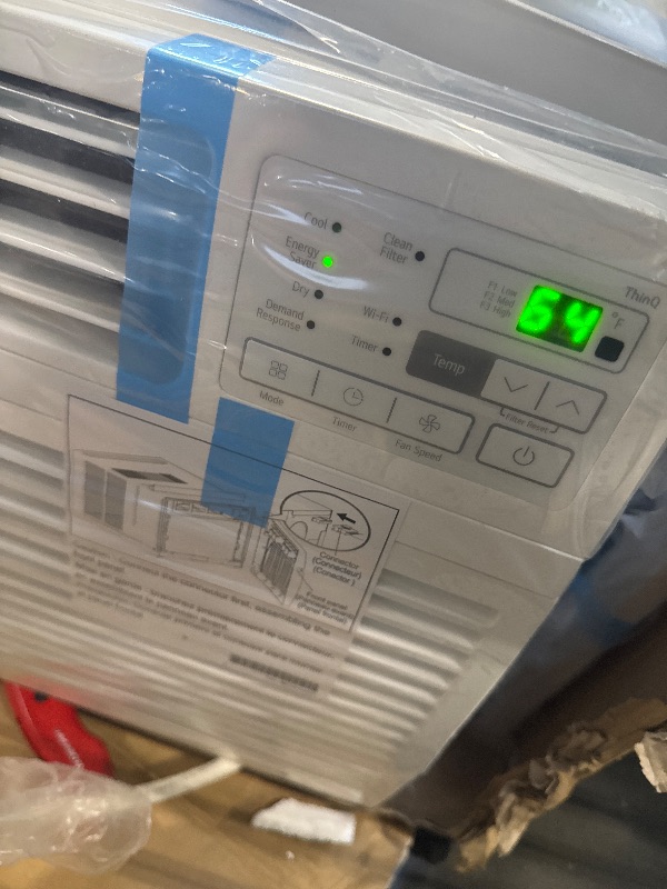 Photo 1 of ******it turns on perfectly****** cools quickly********* Whirlpool 10,000 BTU Window Air Conditioner with Dehumidifier, 115V, Window AC for Rooms up to 450 Sq. Ft., Living Room, Bedroom, or Kitchen, with Remote Control, Digital Display, and 24H-Timer, Whi