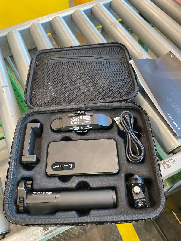 Photo 1 of *Missing Parts - See Clerk Notes*
Creality CR Scan Ferret Pro 3D Scanner for 3D Printing, Handheld Wireless 3D Scanner with RGB Camera, 0.1mm Accuracy, Anti-Shake Tracking, Compatible with PC, iOS, Android