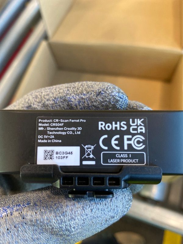 Photo 1 of *Missing Parts - See Clerk Notes*
Creality CR Scan Ferret Pro 3D Scanner for 3D Printing, Handheld Wireless 3D Scanner with RGB Camera, 0.1mm Accuracy, Anti-Shake Tracking, Compatible with PC, iOS, Android