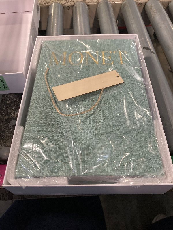 Photo 1 of **BOOKS ARE WITHIN EACH OTHER** Decorative Books - 3-Piece Set of Luxe Linen Faux Book Storage Boxes (Magnetic Closure) | Faux Books for Decoration, Ideal for Bookshelf/Nightstand/Coffee Table (with Wooden Bookmarks)