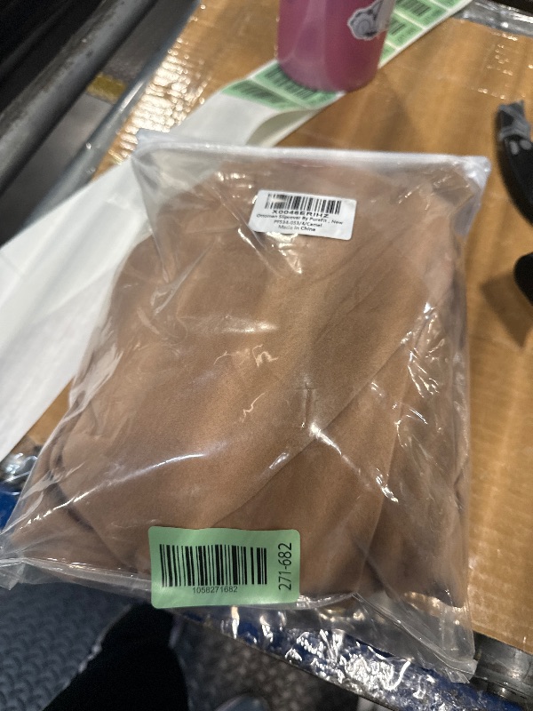 Photo 1 of ****COVER****PureFit Super Stretch Form Fit Square Ottoman Cover Rectangle - Ottoman Slipcovers for Foot Stool & Folding Storage Furniture for Living Room with Nonslip Elastic Bottom (Medium-XL, Camel)