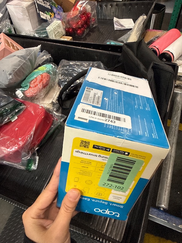 Photo 1 of ***FACTORY SEALED***
Tapo 3K 5MP Indoor Security Camera for Baby Monitor, Pet Camera w/Smart Motion Tracking, 360° Pan/Tilt, IR Night Vision for Home Security, Works w/Alexa & Google, RoomCam 3K 360°