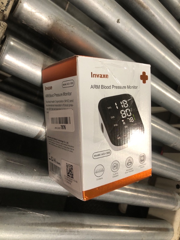 Photo 1 of *Untested*
Blood Pressure Machine, Automatic Upper Arm Blood Pressure Monitor with 2x199 readout, 4.5 inch Backlit Large Screen Adjustable Large Cuff 9 to 17 inches - arrhythmia and Home Hypertension Detector