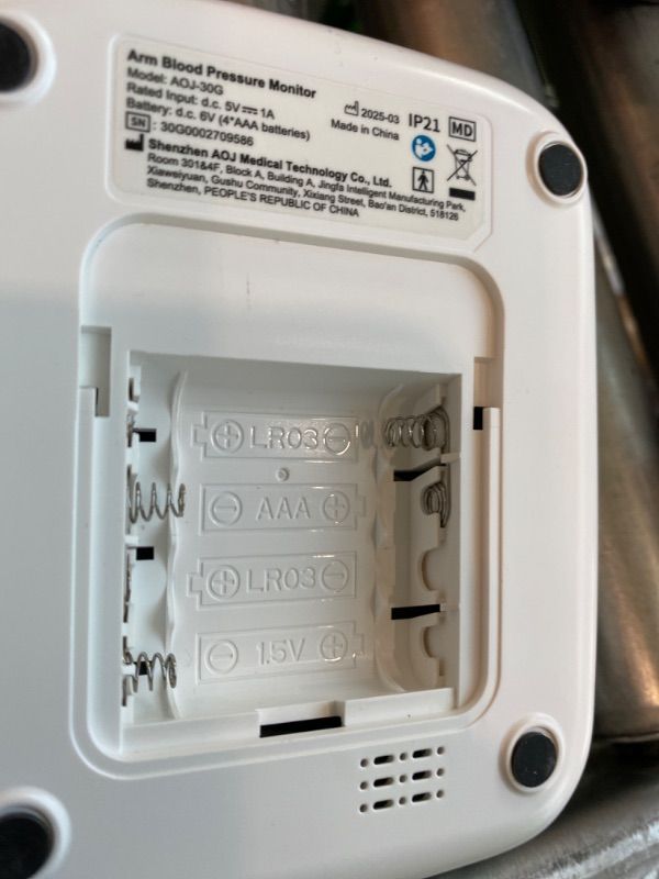 Photo 1 of *Untested*
Blood Pressure Machine, Automatic Upper Arm Blood Pressure Monitor with 2x199 readout, 4.5 inch Backlit Large Screen Adjustable Large Cuff 9 to 17 inches - arrhythmia and Home Hypertension Detector