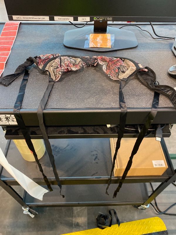 Photo 1 of *JUST BRA* SOLY HUX Lingerie for Women 2 Piece Embroidery Mesh Sheer Underwire Bra and Panty Lingerie Sets Black Butterfly Medium