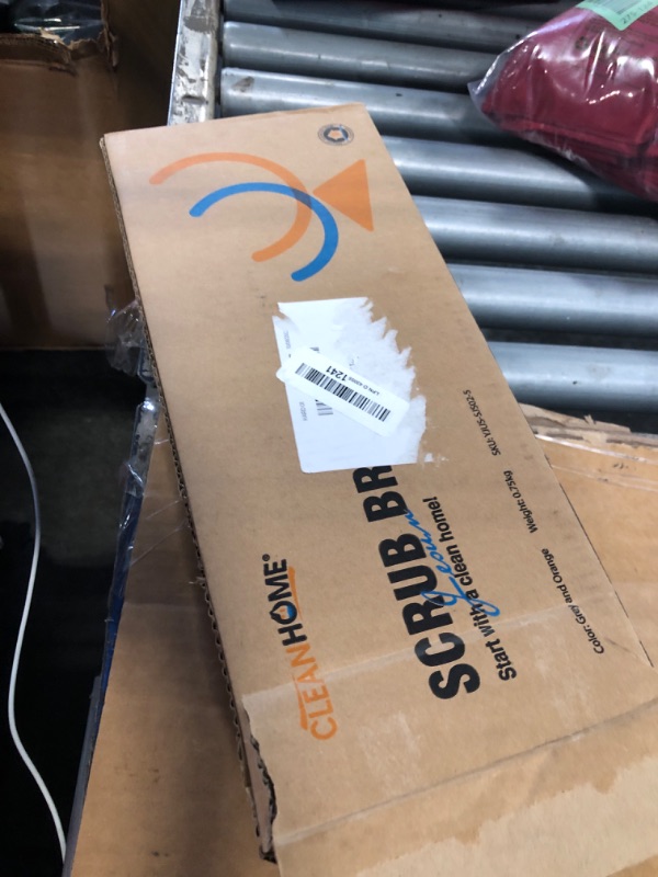 Photo 1 of *Missing Parts*
CLEANHOME Floor Scrub Brush Tile Tub Scrubber Brush with 4 Different Cleaning Heads, Shower Brush with 56” Extendable Long Handle, Scrubbers for Cleaning Kitchen, Bathroom, Tub, Tile, Wall