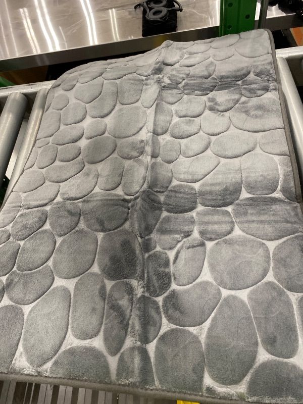 Photo 1 of *Missing Parts* YIHOUSE Bathroom Rugs Mat Dark Grey, Memory Foam Bath Mats Sets, Non Slip Water Absorbent Washable Bath Rugs for Sink, Toilet and Floor