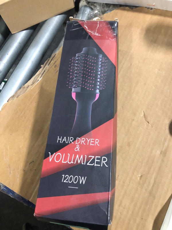 Photo 1 of ** used** Dual Voltage Hair Dryer Brush with Negative Ion Anti-frizz Styler - Hot Air Volumizer for 110V-120V/220V-240V European and Travel Use