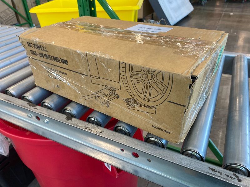 Photo 1 of HOXWELL Car Ramps for Jack Support and Lift Vehicle Maintenance, Lightweight Low Profile Car Ramps for Garage, Heavy Duty Tire Ramps for Low Chassis Cars, 17.5''x10''x3.14'' (2PCS)