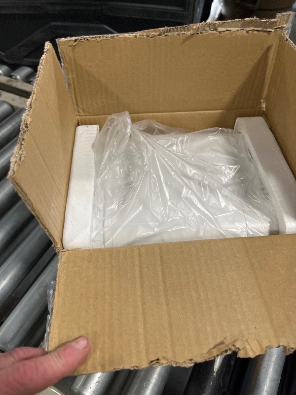 Photo 1 of ***MISSING PLUG*** JrostKault 6L Mini Fridge with LED Mirror, Dual Cooling & Warming Function, .3L/8 Cans Capacity, Ultra-Quiet Portable Refrigerator for Skincare, Makeup, Car and Home Use, White