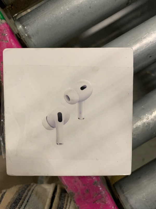 Photo 1 of ***Missing Earbud Tips***Apple AirPods Pro 2 Wireless Earbuds, Active Noise Cancellation, Hearing Aid Feature, Bluetooth Headphones, Transparency, Personalized Spatial Audio, High-Fidelity Sound, H2 Chip, USB-C Charging
