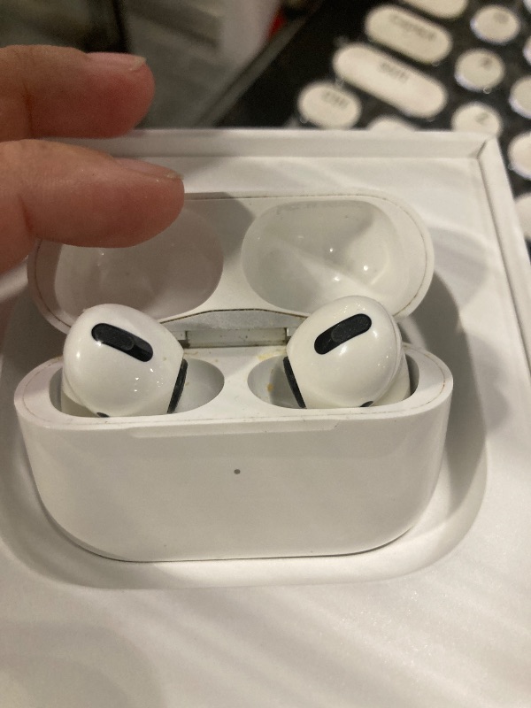 Photo 1 of ***Missing Earbud Tips***Apple AirPods Pro 2 Wireless Earbuds, Active Noise Cancellation, Hearing Aid Feature, Bluetooth Headphones, Transparency, Personalized Spatial Audio, High-Fidelity Sound, H2 Chip, USB-C Charging