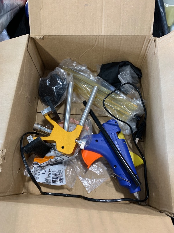 Photo 1 of ***Missing Parts***
Gliston Auto Dent Puller Kit - Adjustable Golden Dent Remover Tools Paintless Dent Repair Kit Dent Lifter Puller for Car Large & Small Ding Hail Dent Removal