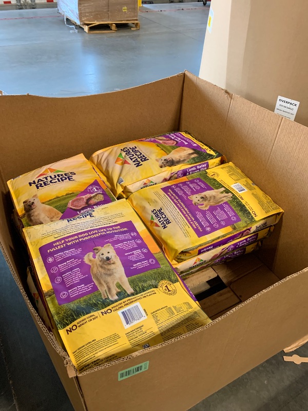 Photo 1 of *****19 BAGS****** Nature?s Recipe Lamb, Barley & Brown Rice Recipe Dry Dog Food, ****24 lb. EACH Bag***
*********EXP 10/13/2025******