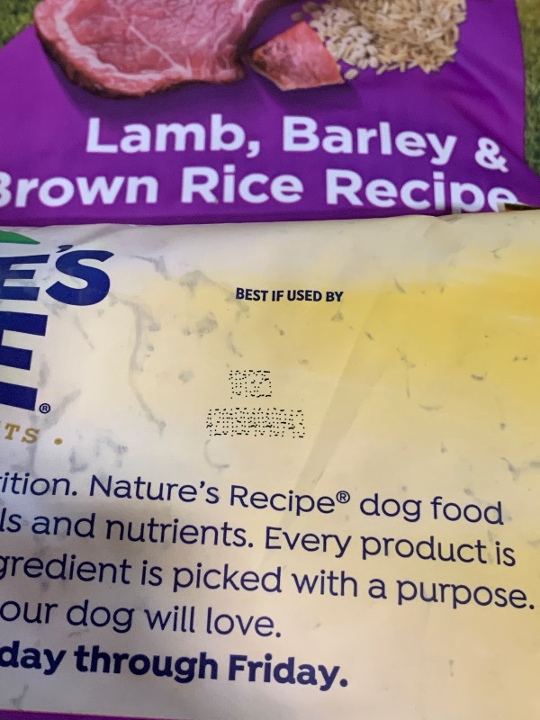 Photo 1 of *****19 BAGS****** Nature?s Recipe Lamb, Barley & Brown Rice Recipe Dry Dog Food, ****24 lb. EACH Bag***
*********EXP 10/13/2025******