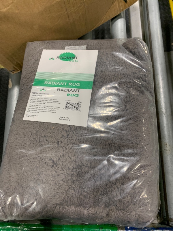 Photo 1 of ****SIMILAR ITEM******* Savi Home Bath Mat Rug 17x24 Charcoal Grey, 100% Pure Cotton, Super Soft Bath Rug, Plush & Absorbent, Hand Tufted Heavy Weight Construction, Full Reversible Step Out Rugs