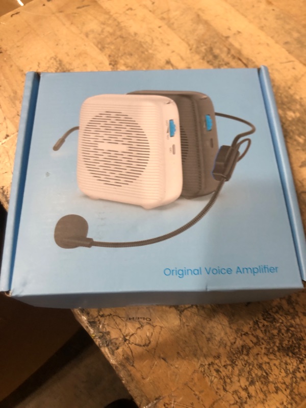Photo 1 of (Black) Portable Rechargeable Voice Amplifier for Teachers, Coaches, Tour Guides, presentations, and Meetings with a Large Number of attendees
