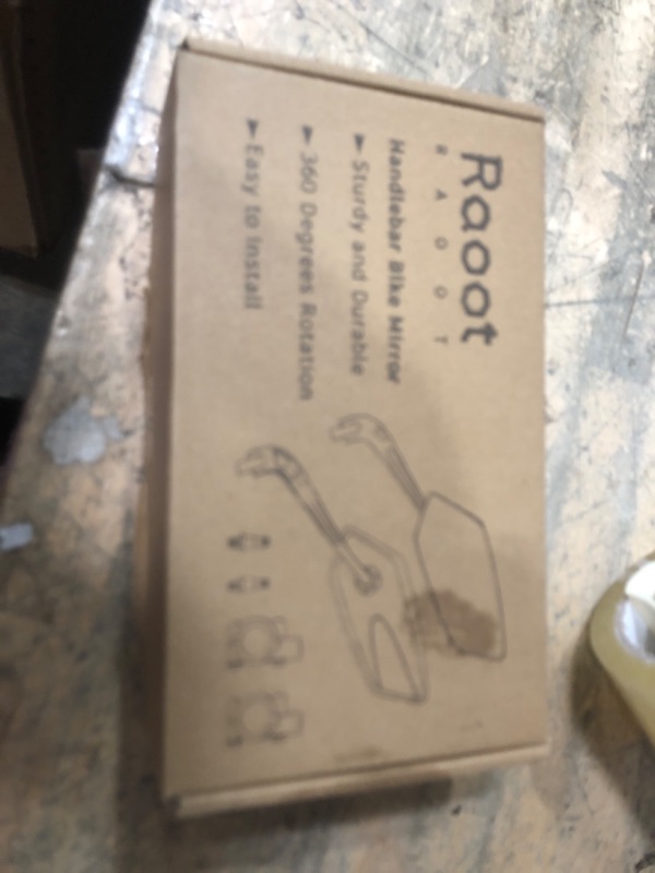 Photo 1 of 2 Pack Bike Mirrors, eBike Mirrors for Handlebars, 360° Adjustable Safety Bicycle Rear View Mirrors, Scratch Resistant Glass Lens, Bicycle Universal Fit Accessories