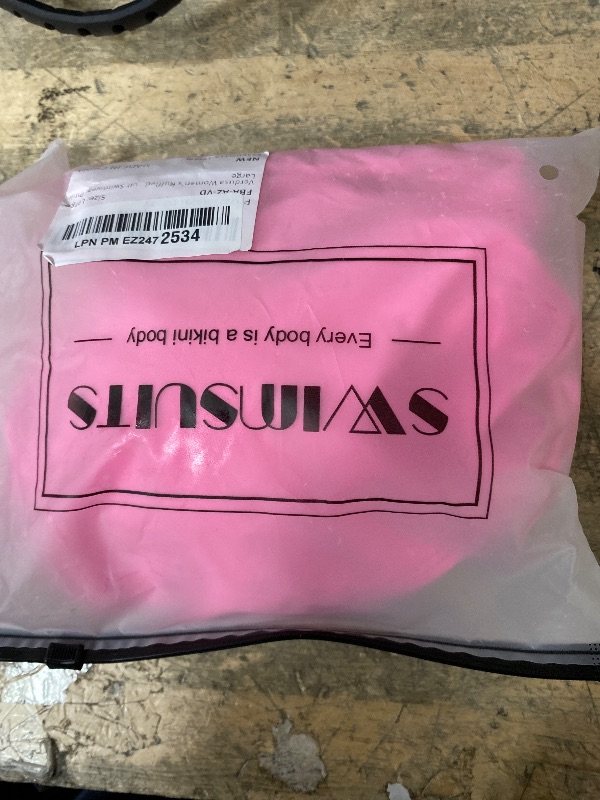 Photo 1 of Verdusa Women's One Piece Swimsuit Cut Out Ruffled Open Back Spaghetti Strap Swimwear Pink Large