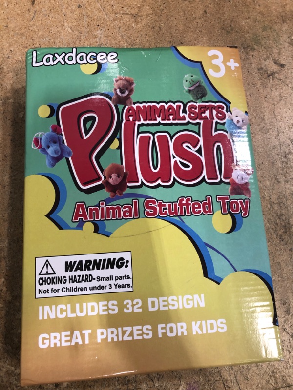 Photo 1 of 32 Piece Mini Plush Animal Toy Set, Cute Small Animals Plush Keychain Decoration for Themed Parties, Kindergarten Gift, Teacher Student Award, Goody Bags Filler for Boys Girls Child Kid Laxdacee