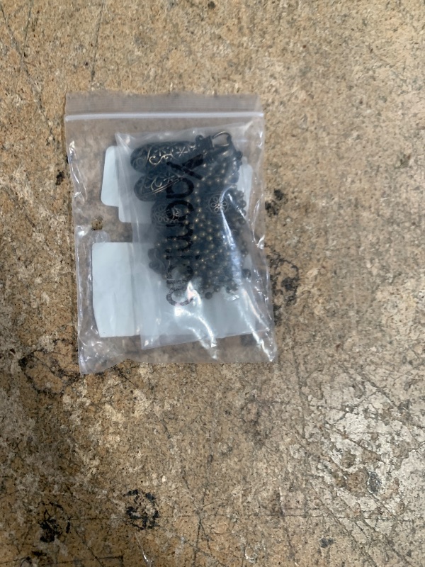 Photo 1 of 4 Pieces Ceiling Fan Pull Chain Vintage Hollow Fan Danglers Pull Chain Extension 13 Inch Pulls Extender with Ball Connector for Ceiling Light Decoration