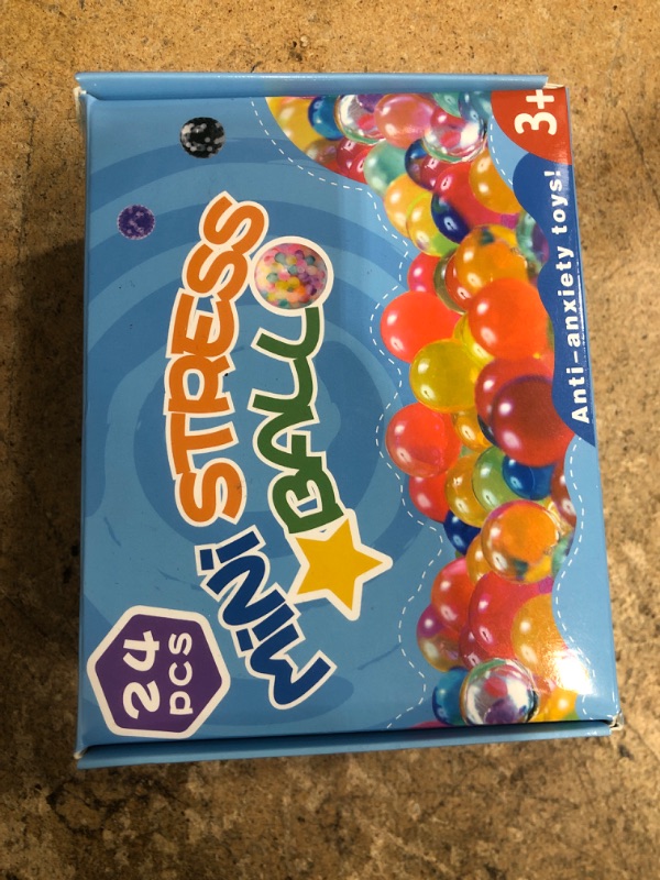 Photo 1 of 24Pack Stress Balls, Squishy Ball, Squishy Squeeze Balls Bulk Fidget for Adults, Stress Relief Balls, Party Favors, Birthday Gift, Goodie Bag Stuffers