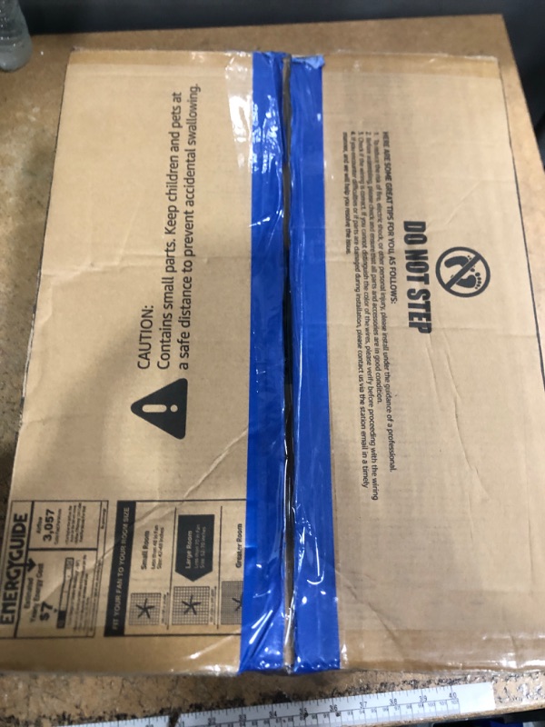 Photo 1 of ************FOR PARTS ONLY-SOME PARTS ARE BROKEN*************
ZMISHIBO 52 Inch Ceiling Fan with Light, App&Remote Control, Flush Mount Low Profile, Dimmable 20W LED Light, Quiet Reversible Motor for Bedroom, Living Room, Apartment, Black