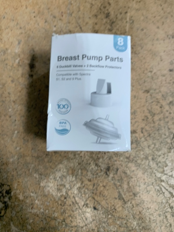 Photo 1 of [8-Count] Papablic Duckbill Valves and Backflow Protector Compatible with Spectra S1 Spectra S2 Spectra 9 Plus Breast Pumps, Not Original Spectra Pump Parts, BPA/DEHP Free