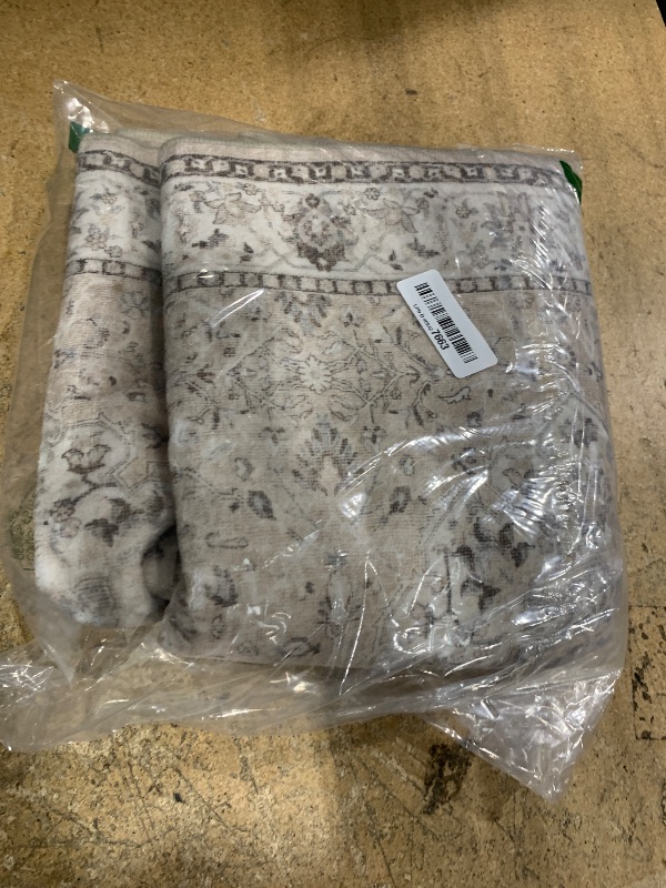 Photo 1 of 2x6 Hallway Washable Runner Rug : Vintage Soft Kitchen Laundry Runner with Non Slip Backing Farmhouse Entryway Living Room Floor Mat Stain Resistant Carpet for Bedroom Bathroom Distressed Beside Rug