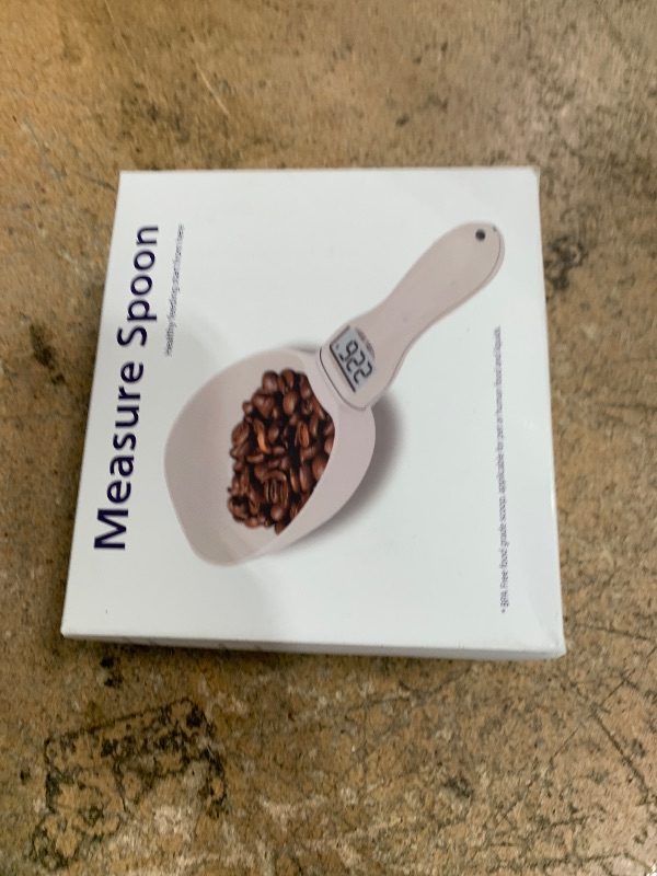 Photo 1 of 2025 New Digital Measuring Spoon, Digital Food Measuring Scoop Scale - Electronic Kitchen Measuring Spoon Scale for Cooking Baking - Smart Adjustable Measure Cup for Home Cooks Bakers Chefs Pet Owners