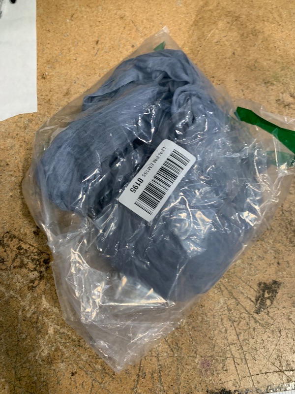 Photo 1 of 10FT Dusty Blue Cheesecloth Table Runner – 120 Inch Gauze Boho Table Decor for Wedding, Baby Shower, Bridal Brunch, Birthday, or Elegant Rustic Home Styling