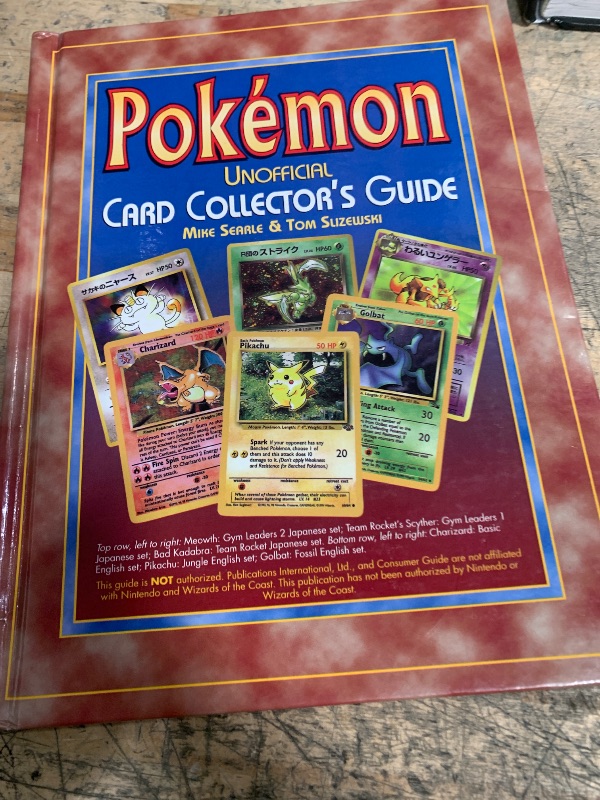 Photo 1 of
Pokemon Unofficial Card Collectors Guide